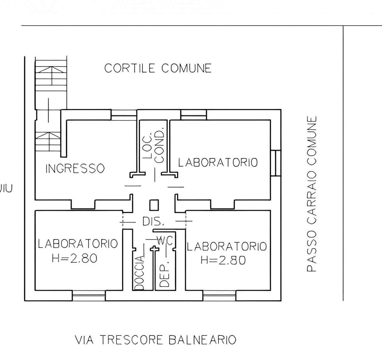 planimetria MAGAZZINO ALL'ASTA IN VIA TRESCORE, MILANO (MI) - 1