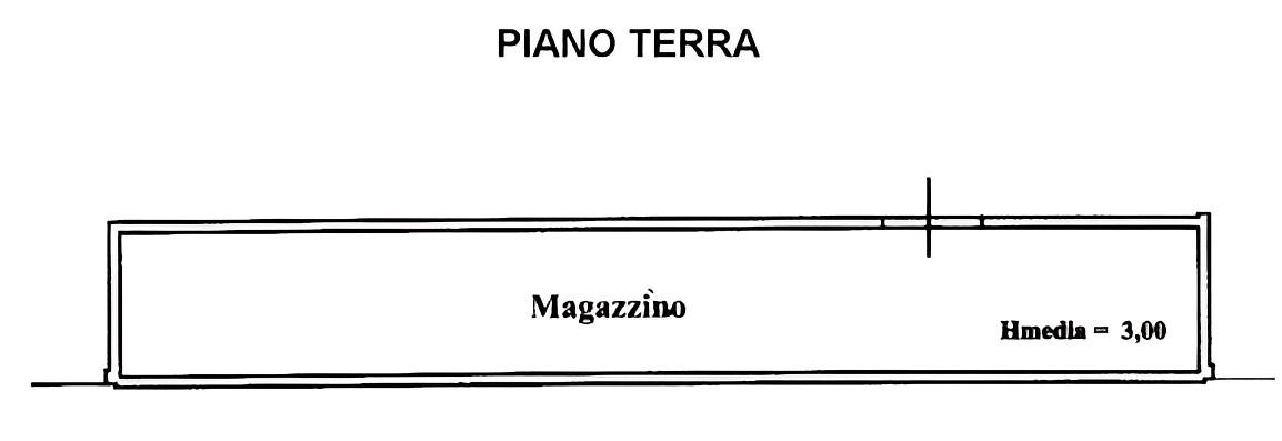 planimetria CAPANNONE E UFFICI ALL'ASTA IN VIA DI TOR SAPIENZA, ROMA (RM) - 1