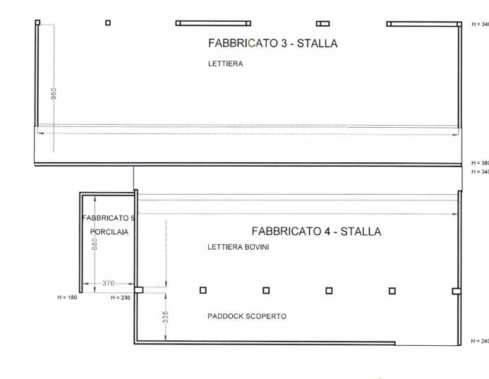 planimetria COMPLESSO COMMERCIALE ALL'ASTA UBICATO IN LOCALITA' SANTU PERDU, GUSPINI (SU) - 1
