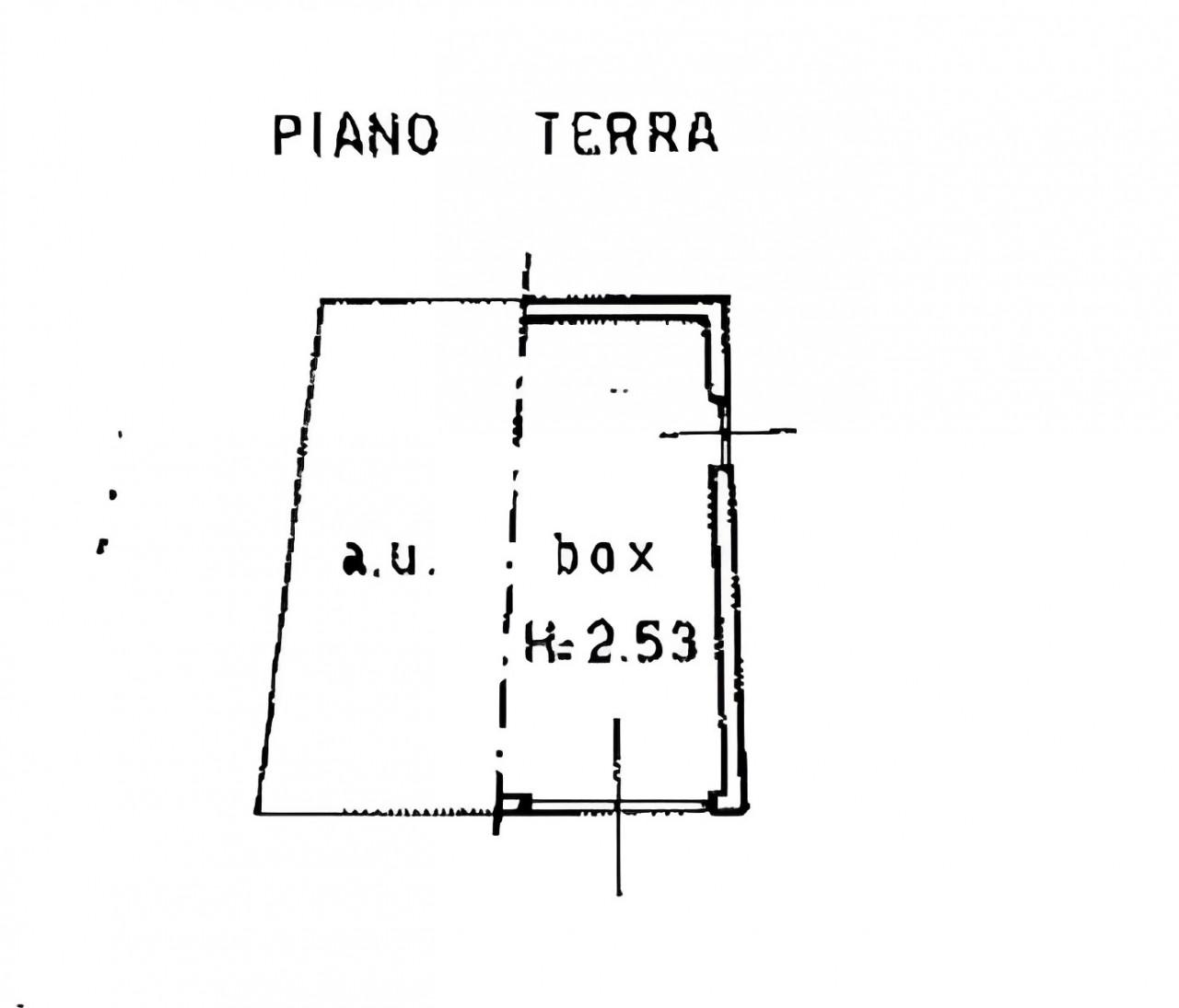 planimetria TRILOCALE CON GARAGE ALL'ASTA IN VIA OLTRONA, BARASSO (VA) - 1