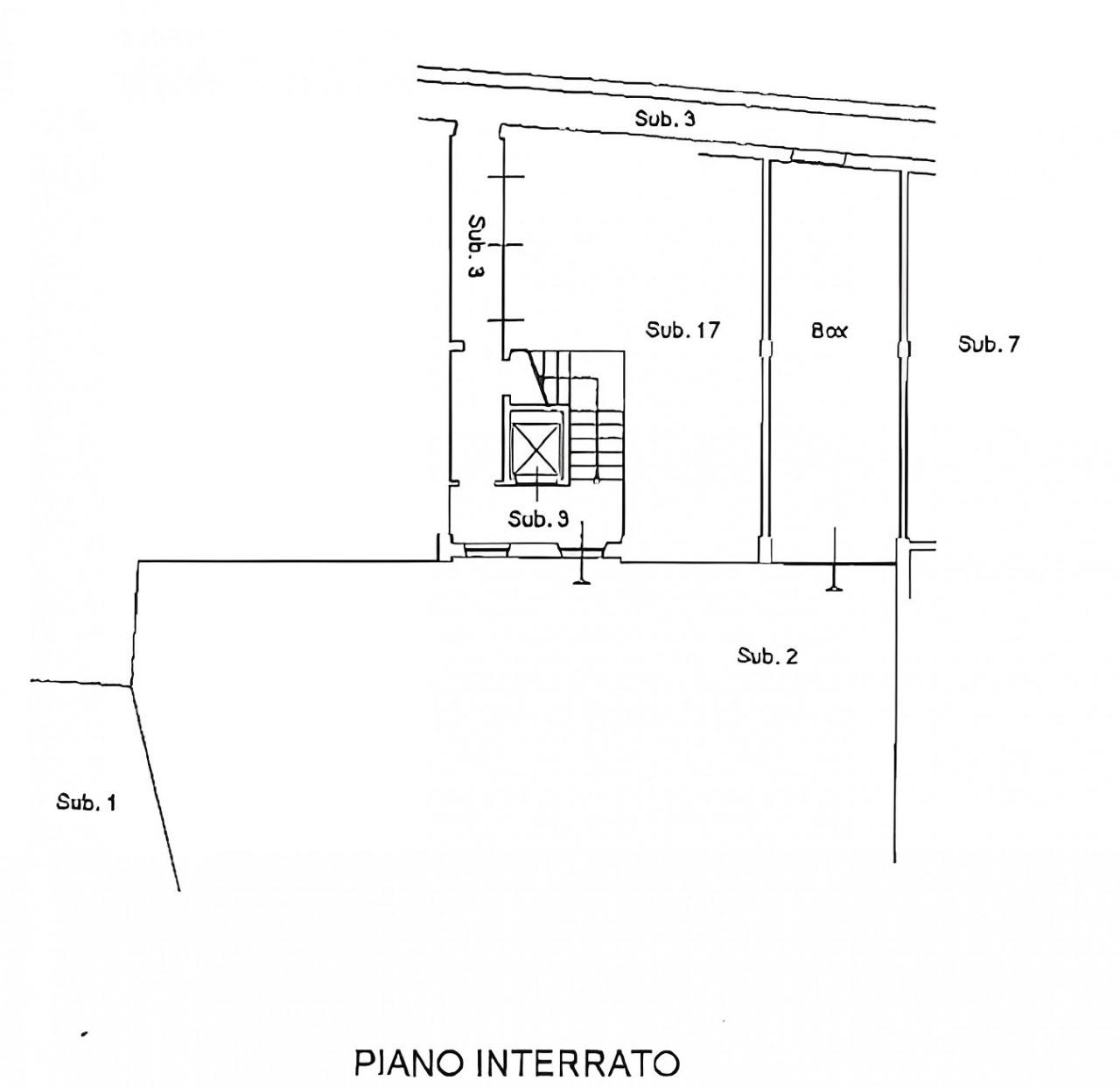 planimetria APPARTAMENTO IN CORSO DI COSTRUZIONE ALL'ASTA IN VIA MONCINA, FORESTO SPARSO (BG) - 1