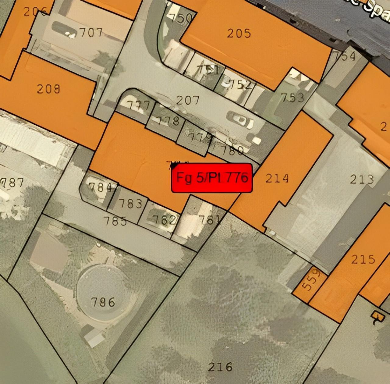 planimetria VILLA A SCHIERA CON AUTORIMESSA ALL'ASTA IN VIA ROMA, SPINADESCO (CR) - 1