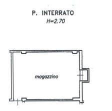 planimetria MAGAZZINO ALL'ASTA IN VIA PROVINCIALE DELLA ROCCA, SANTA MARIA IMBARO (CH) - 1