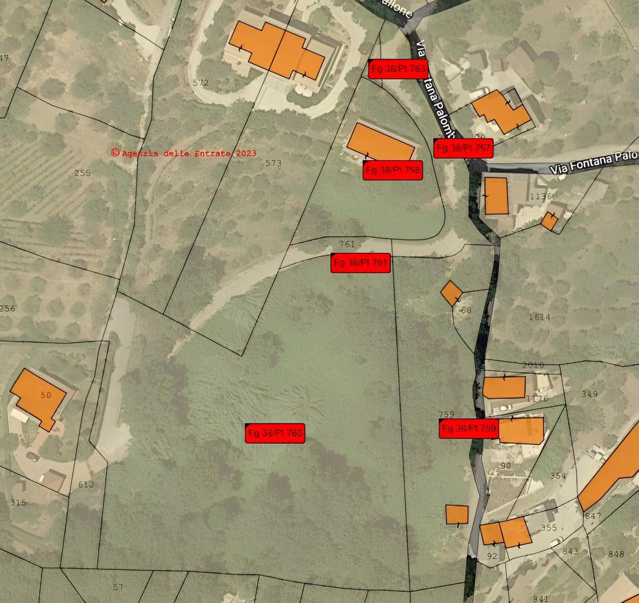 planimetria VILLA IN CORSO DI COSTRUZIONE CON TERRENI ALL'ASTA IN VIA VALLONE, FERENTINO (FR) - 1