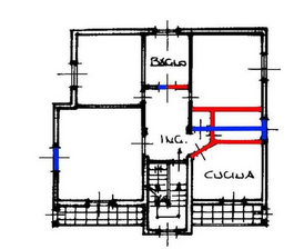 planimetria QUADRILOCALE ALL'ASTA IN VIA LUIGI ROVELLI, ANGUILLARA SABAZIA (RM) - 1