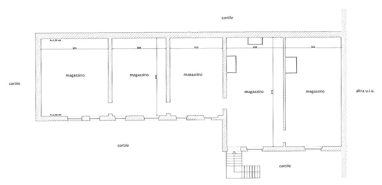 planimetria MAGAZZINO/LABORATORIO ALL'ASTA IN VIA GUIDOBONO, SAVONA (SV) - 1