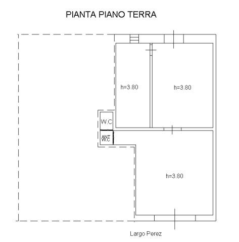 planimetria NEGOZIO ALL'ASTA IN PIAZZA MORELLO, GRAMMICHELE (CT) - 1