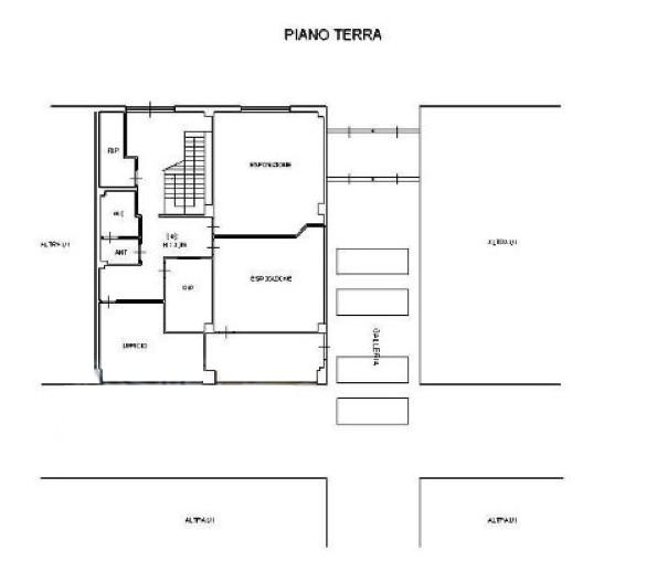 planimetria AMPIO UFFICIO ALL'ASTA IN VIA GROTTA DELLE FATE, LIVORNO (LI) - 1