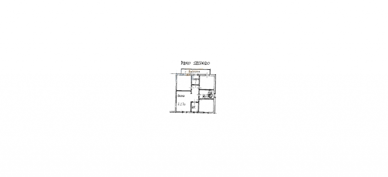 planimetria QUADRILOCALE CON GARAGE ALL'ASTA IN VIA MAZZINI, ALFIANELLO (BS) - 1