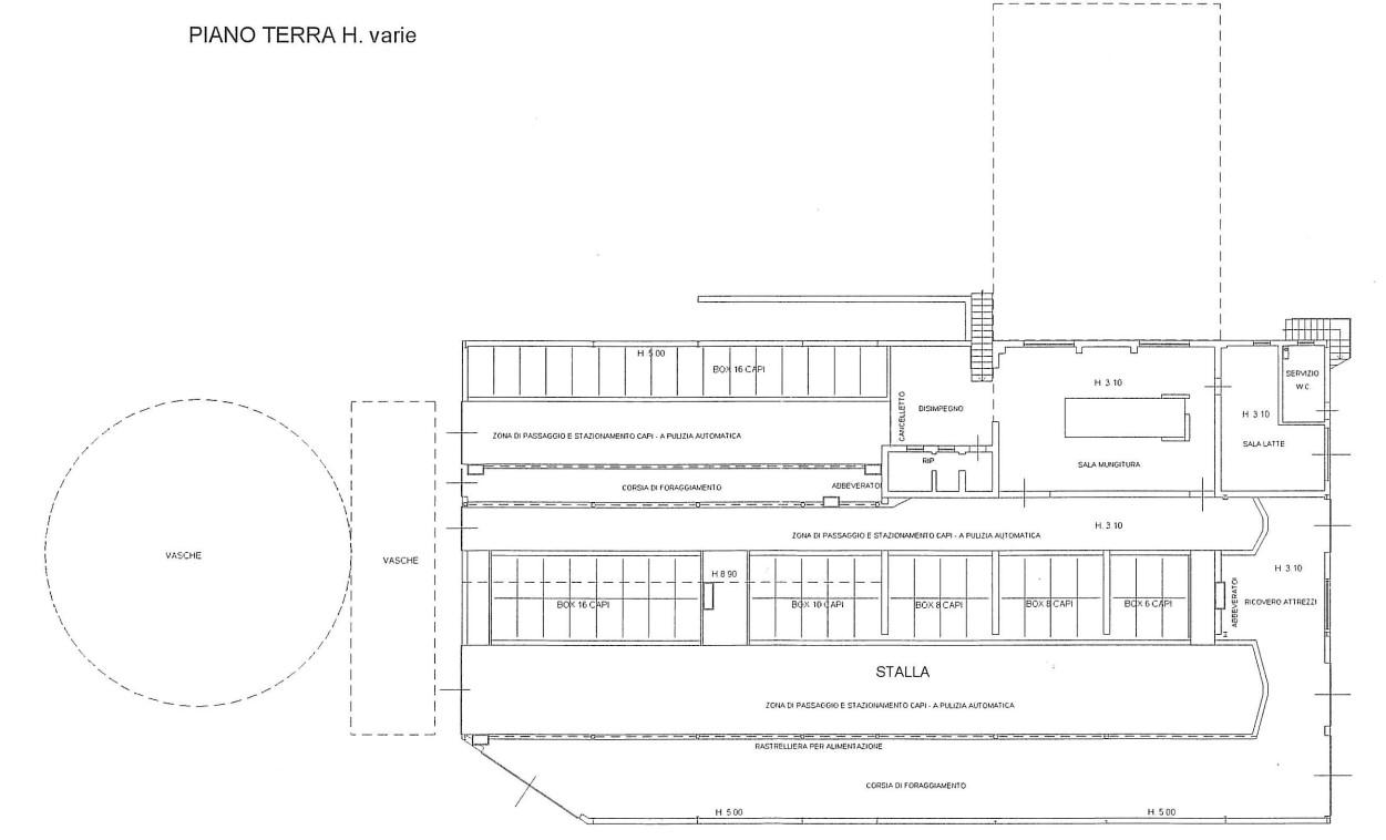 planimetria COMPLESSO IMMOBILIARE ALL'ASTA IN VIA PRANOLZ, BORGO VALBELLUNA (BL) - 1