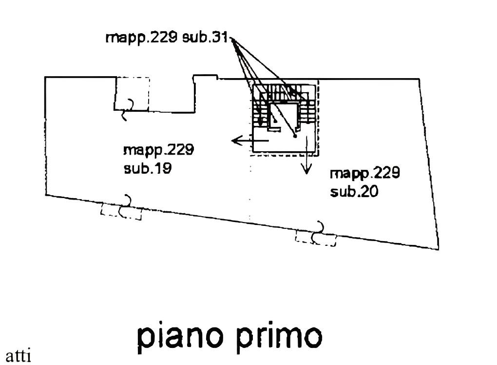 planimetria TRILOCALE ALL'ASTA IN VIA CAVOUR, MANTOVA (MN) - 1