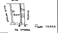 planimetria CASA INDIPENDENTE ALL'ASTA IN VIA UMBRIA, PALAGONIA (CT) - 1