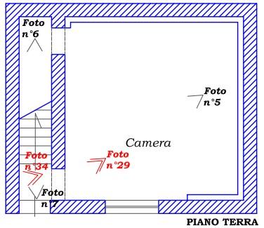 planimetria PALAZZINA CON TERRAZZA ALL'ASTA IN VIA AGUGLIA, PARTINICO (PA) - 1
