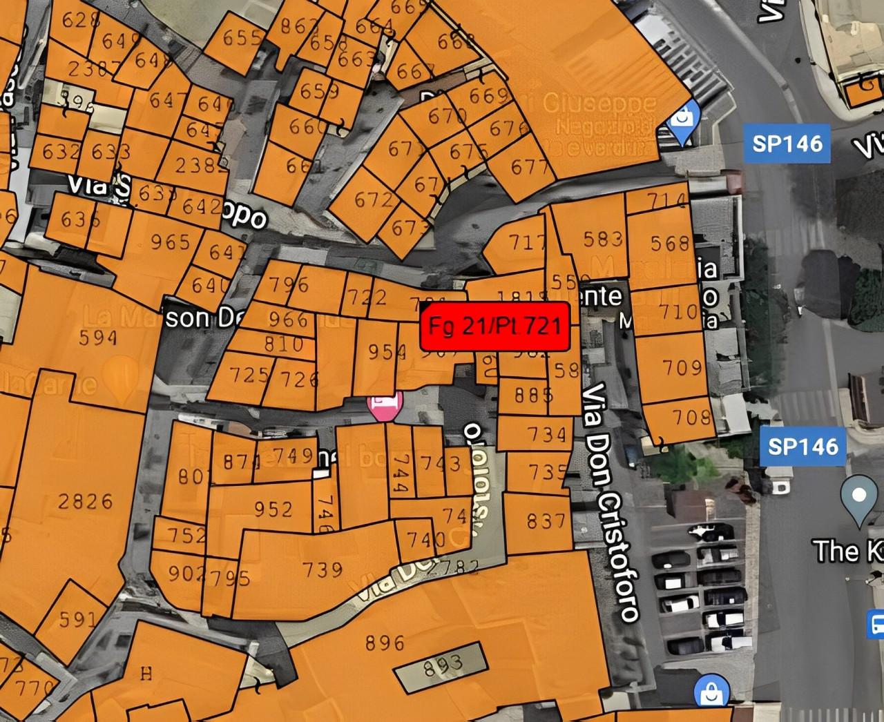 planimetria CASA INDIPENDENTE DA RISTRUTTURARE ALL'ASTA IN VIA JACOPO, CASTELLANA GROTTE (BA) - 1