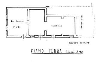 planimetria TRILOCALE ALL'ASTA IN VOCABOLO LA CASINA, AREZZO (AR) - 1