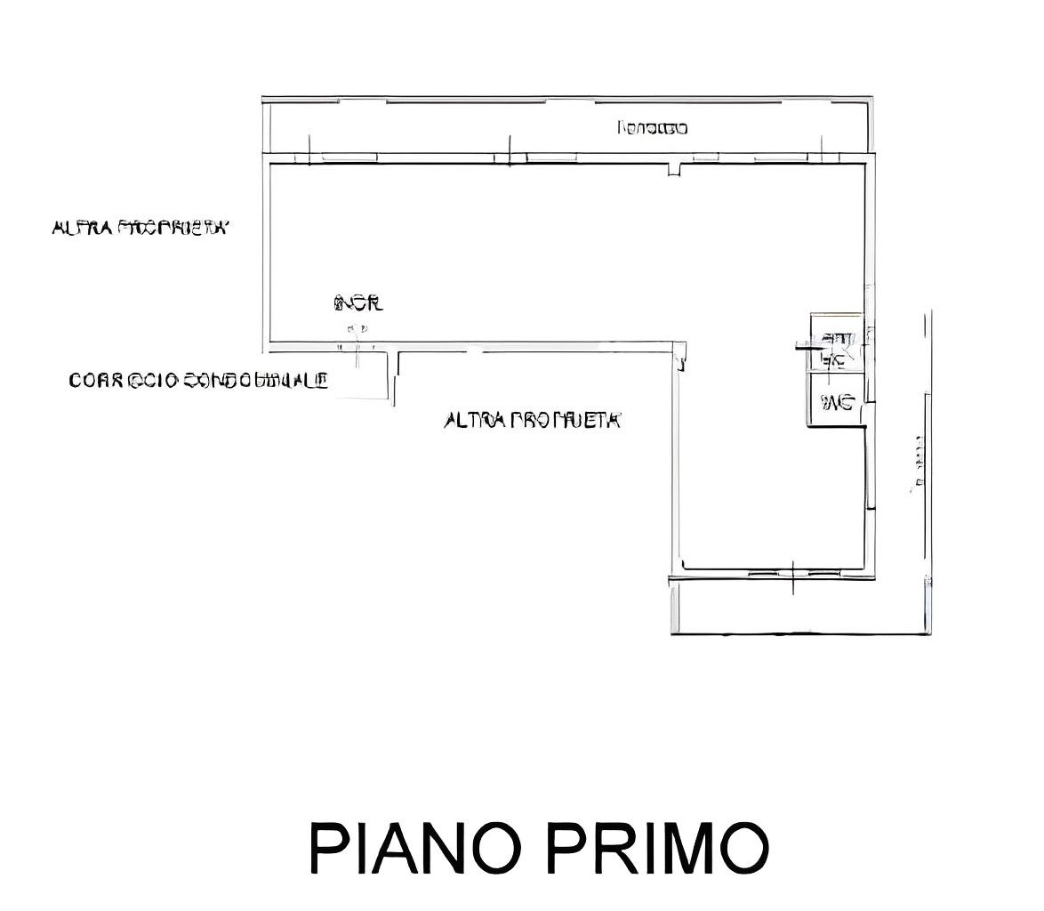 planimetria UFFICIO, DUE GARAGE E POSTI AUTO ALL'ASTA IN VIA NORD, MONSUMMANO TERME (PT) - 1