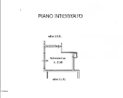 planimetria APPARTAMENTO CON BOX IN VENDITA ALL'ASTA IN VIA MASERADE, ARTOGNE (BS) - 1