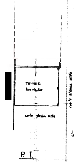 planimetria CASA A SCHIERA ALL'ASTA CON LABORATORIO IN VIA CAVOUR, CALUSO (TO) - 1
