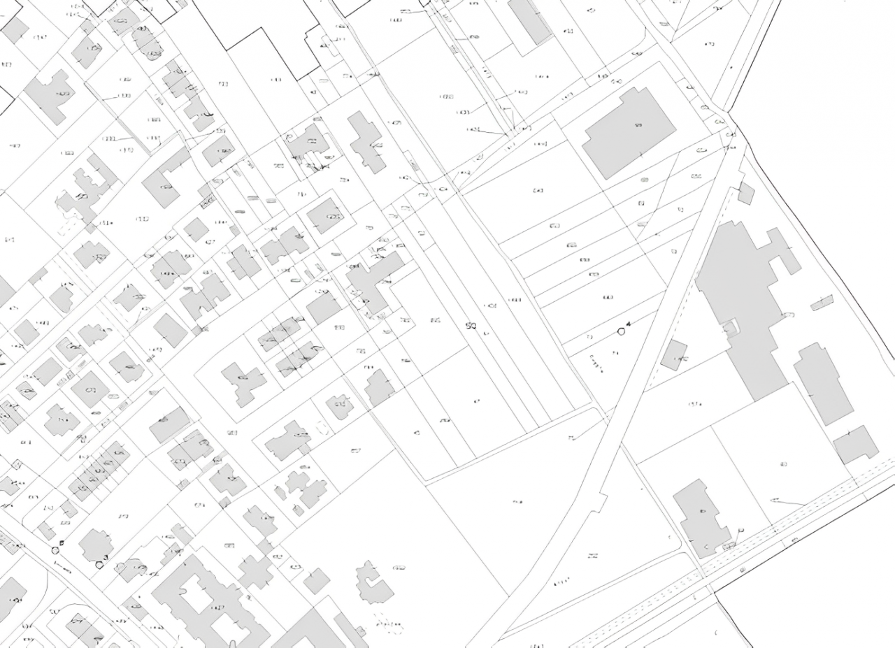 planimetria TERRENO EDIFICABILE ALL'ASTA IN VIA ROSSINI, VILLANTERIO (PV) - 1