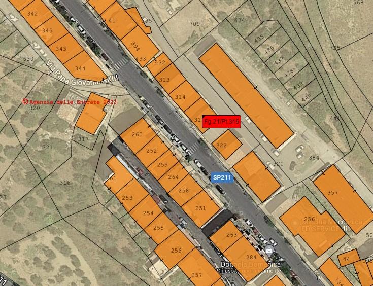 planimetria AMPIO MAGAZZINO ALL'ASTA IN VIA GIUSEPPE VERDI, POMARICO (MT) - 1