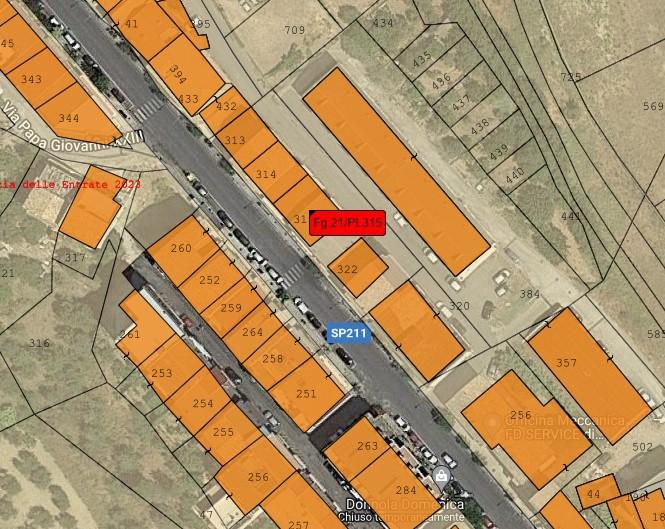 planimetria QUADRILOCALE CON TRE BALCONI ALL'ASTA IN VIA KENNEDY, POMARICO (MT) - 1