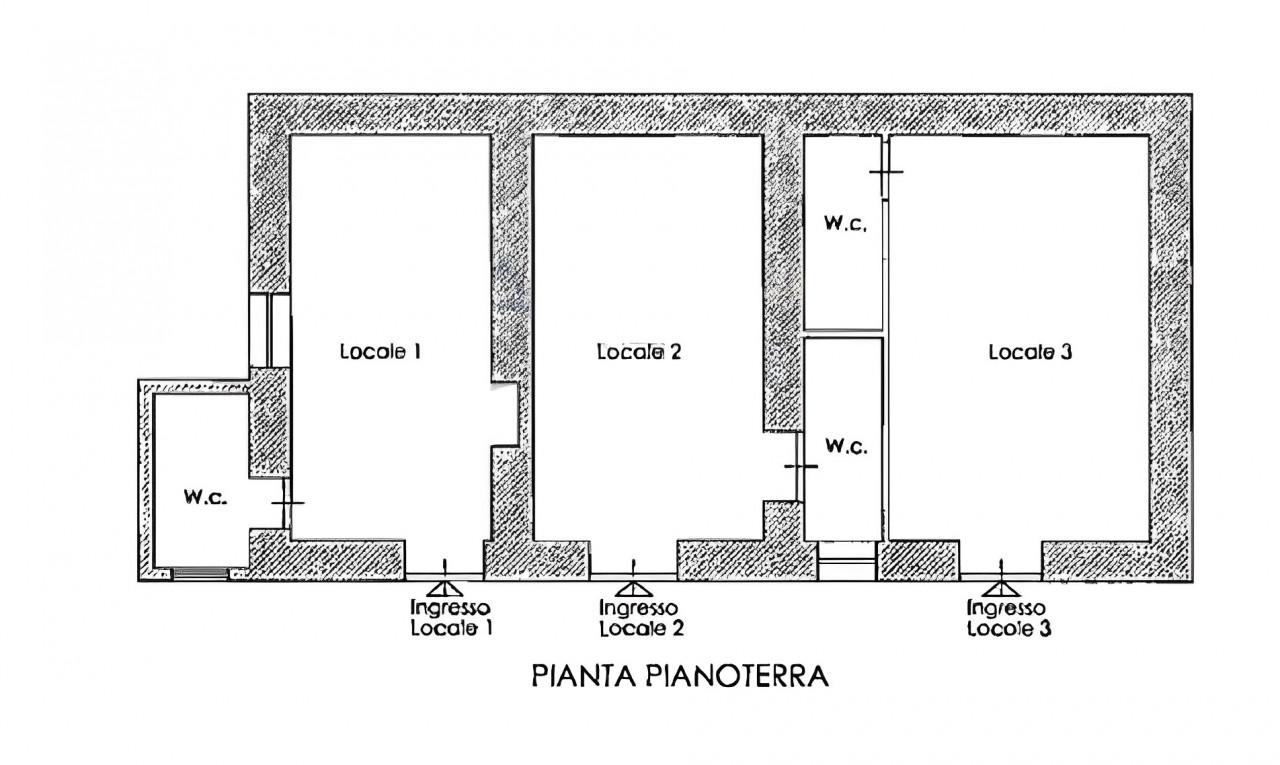 planimetria CASA SINGOLA E GARAGE ALL'ASTA IN VIA TRIESTE, SANTA VENERINA (CT) - 1