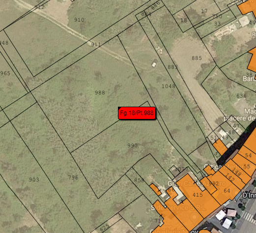 planimetria TERRENO IN VENDITA ALL'ASTA IN VIA ROMA, CEPAGATTI (PE) - 1