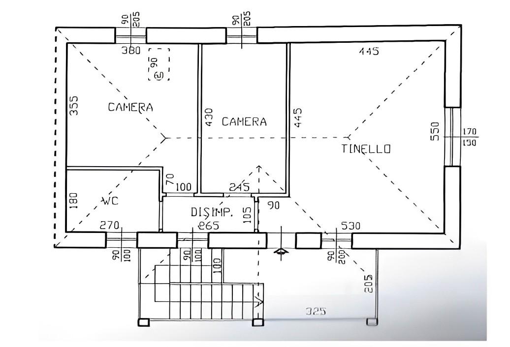planimetria TRILOCALE ALL'ASTA IN VIA GIOTTO, LIMBIATE (MB) - 1
