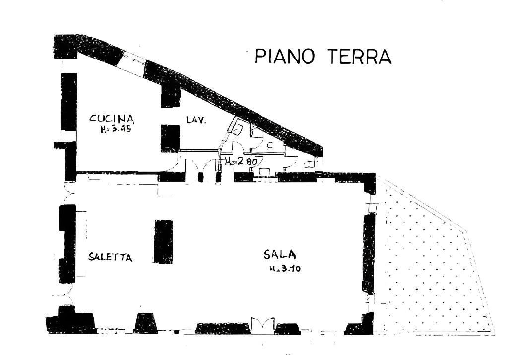 planimetria ALBERGO ALL'ASTA IN VIA ROMA, TEGLIO (SO) - 1