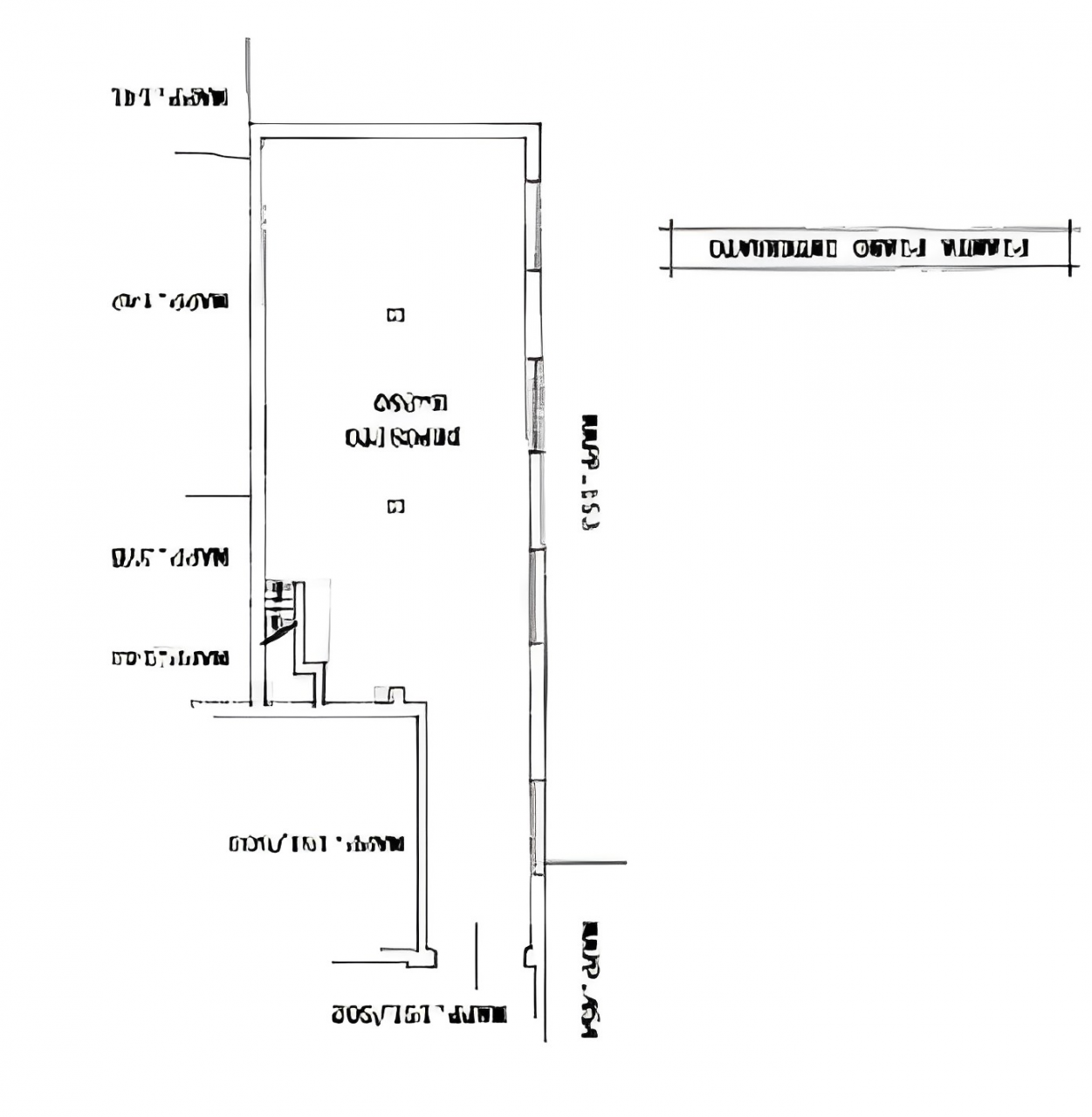 planimetria CAPANNONI ARTIGIANALI ALL'ASTA IN VIA AL PONTE, BORDOLANO (CR) - 1