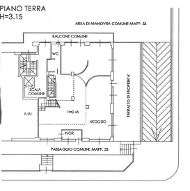 planimetria NEGOZIO ALL'ASTA IN VIA SOLONE, MONZA (MB) - 1
