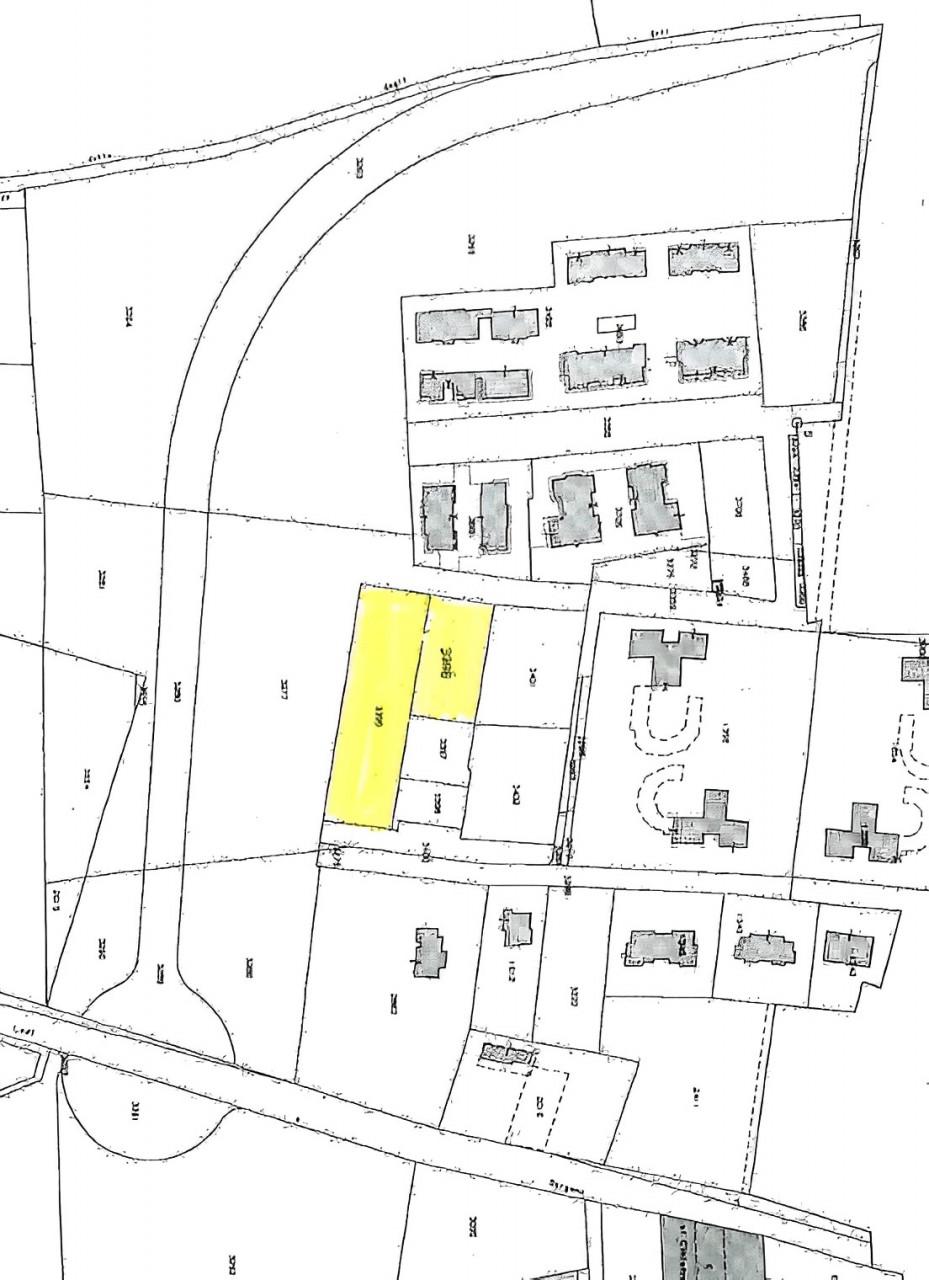 planimetria TERRENO EDIFICABILE ALL'ASTA IN VIA LEOPARDI, ARCENE (BG) - 1
