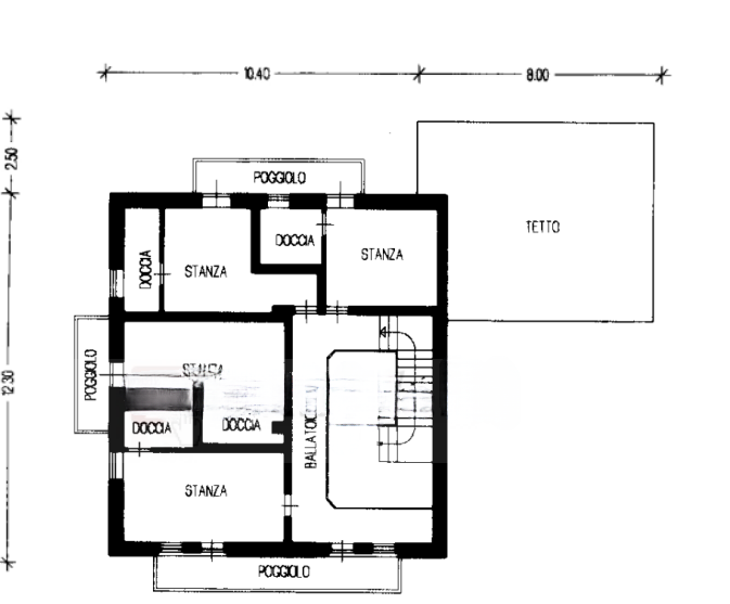 planimetria EDIFICIO IN ASTA IN VIA AI CEI, CAVIZZANA (TN) - 1