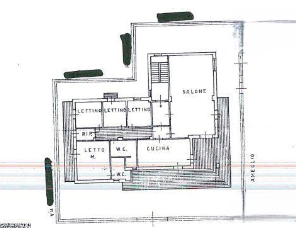 planimetria VILLA IN VENDITA ALL'ASTA IN VIA AMEGLIO, SANTA MARIA DI LICODIA (CT) - 1